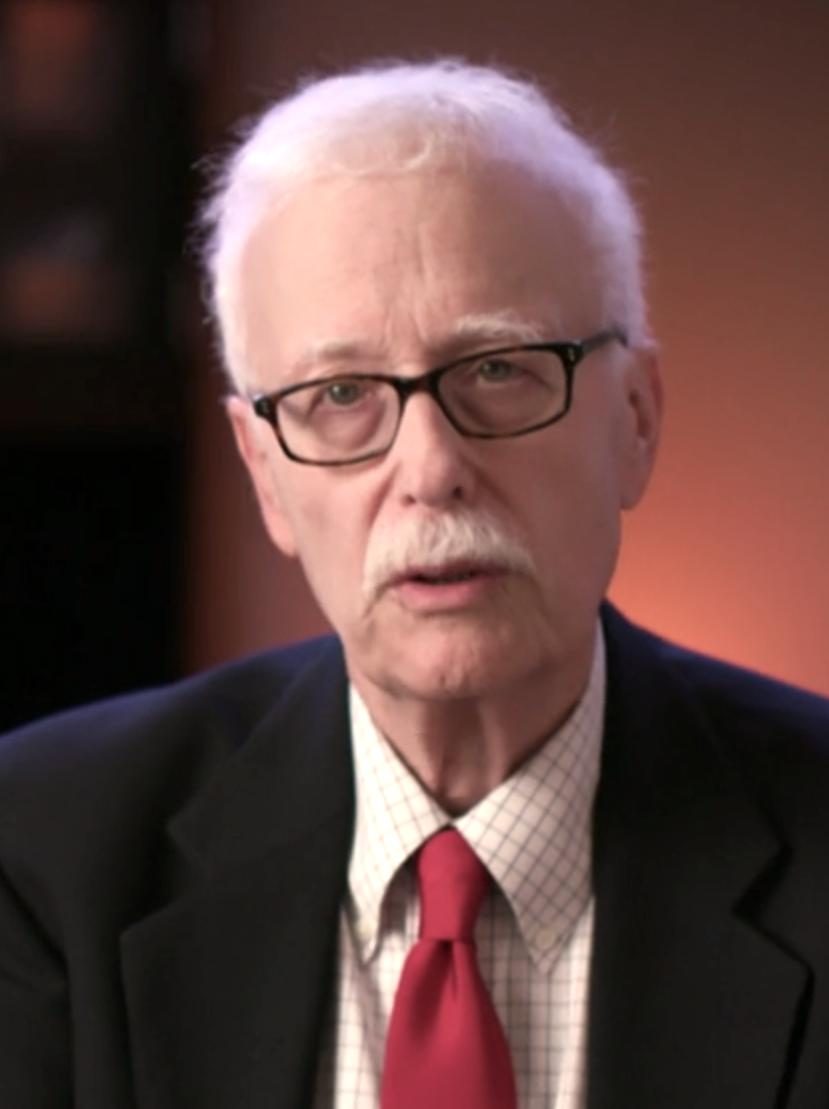 Portrait photograph of David M. Jacobs, retired Temple University historian