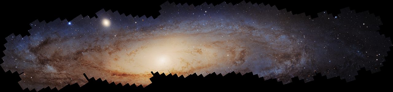 The Andromeda Galaxy (M31), a vast spiral roughly 2.5 million light-years from Earth