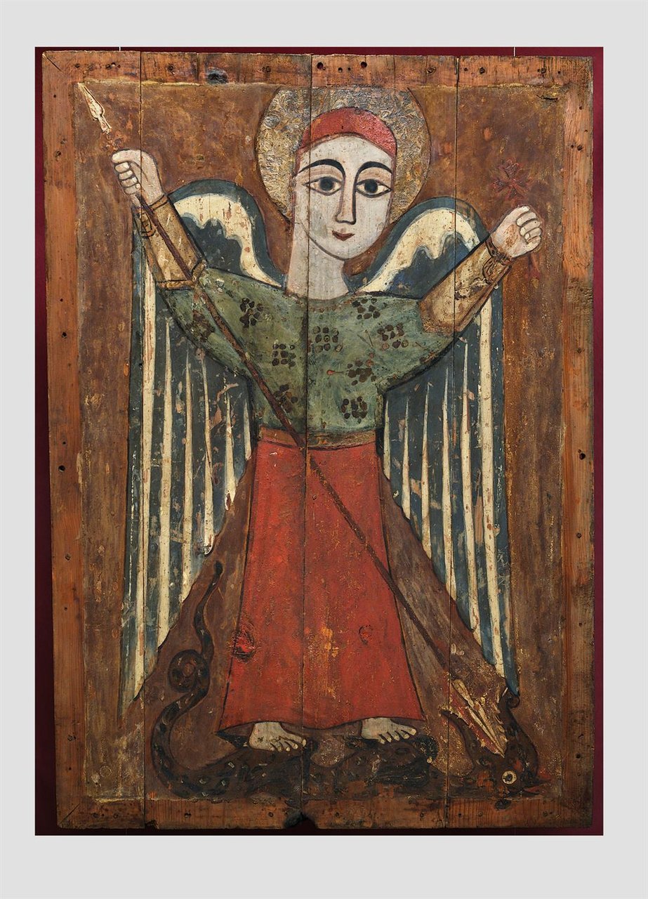 Archangel Michael, 17th-century Coptic icon, Byzantine and Christian Museum, Athens
