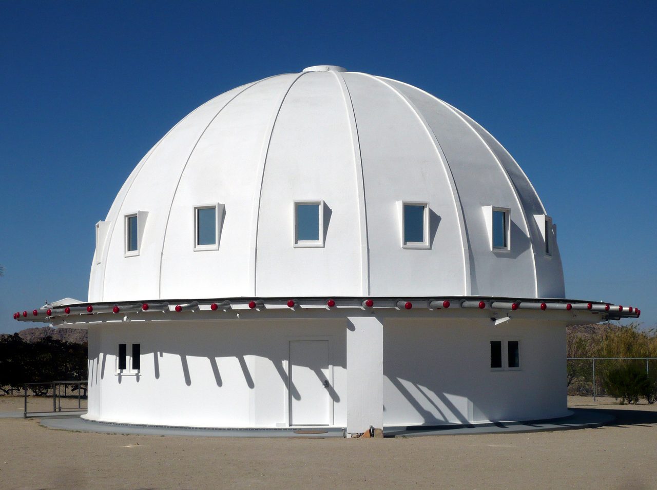 The Integratron, the domed all-wood building George Van Tassel built near Giant Rock