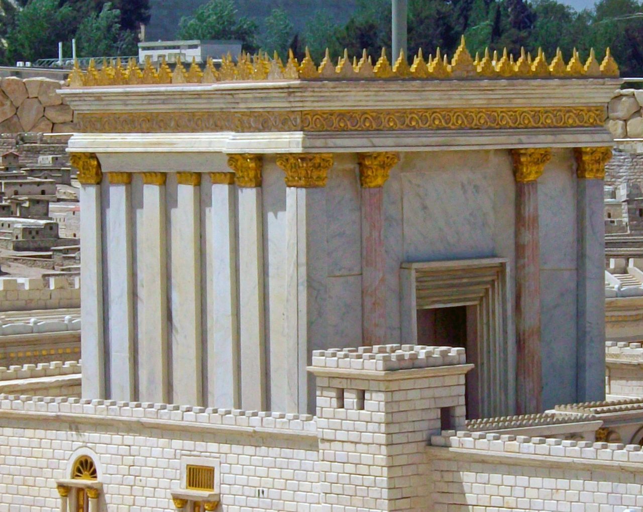 The Second Temple in the Holyland Model of Jerusalem, Israel Museum