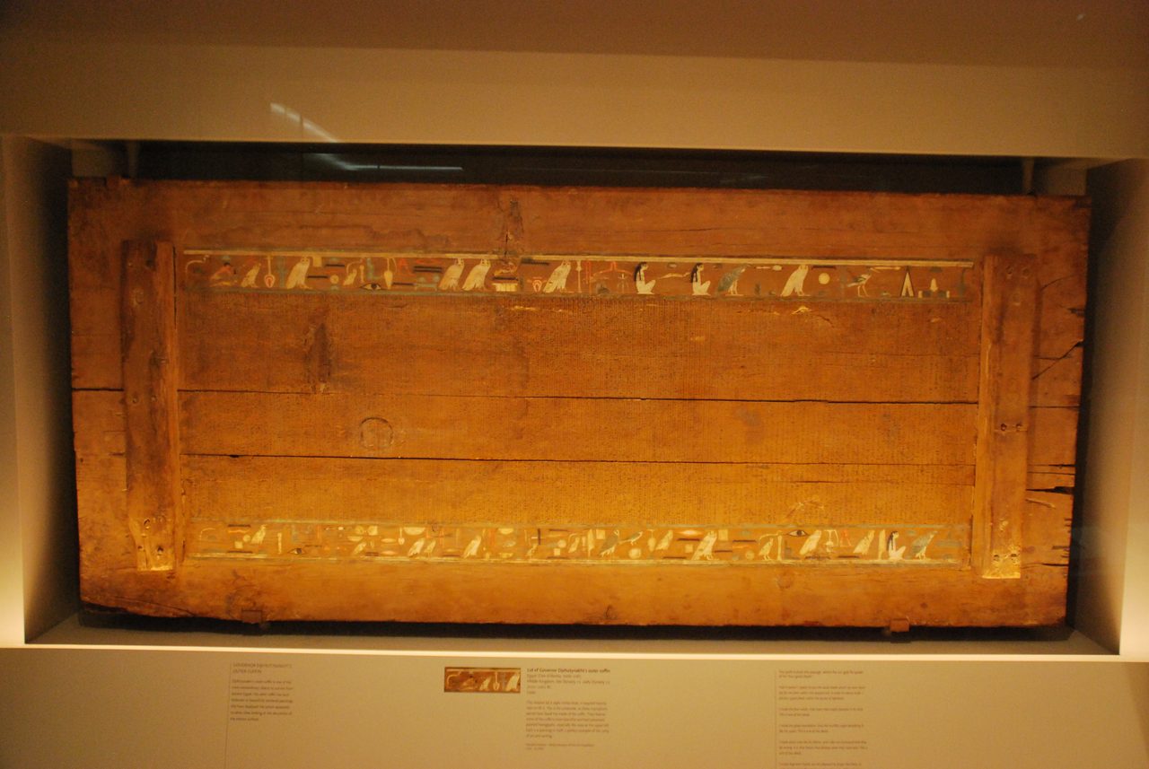 Outer coffin of the nomarch Djehutynakht, from tomb 10A at Deir el-Bersha