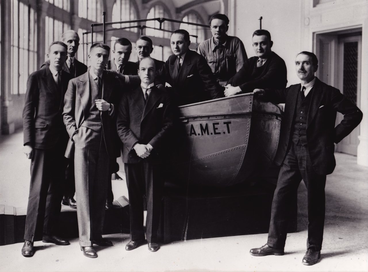 Members of the Dakar-Djibouti Mission photographed together in May 1931