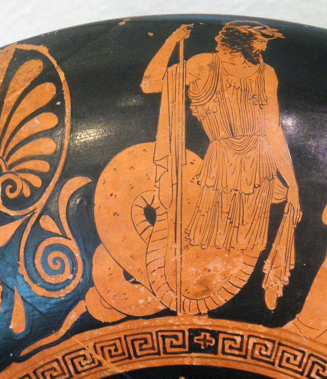 Kekrops depicted on a red-figure cup, 5th century BCE, Antikensammlung Berlin