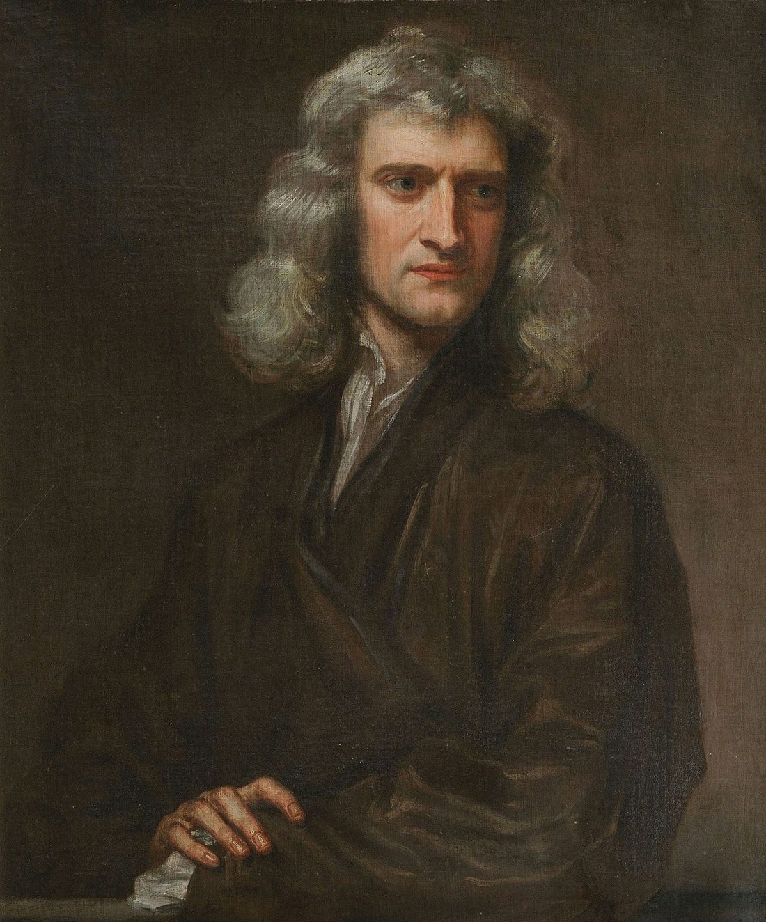 Godfrey Kneller's 1689 portrait of Isaac Newton