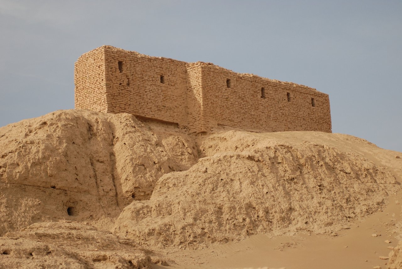 Ancient temple ruins at Nippur (Naffur), Iraq, Enlil's cult city
