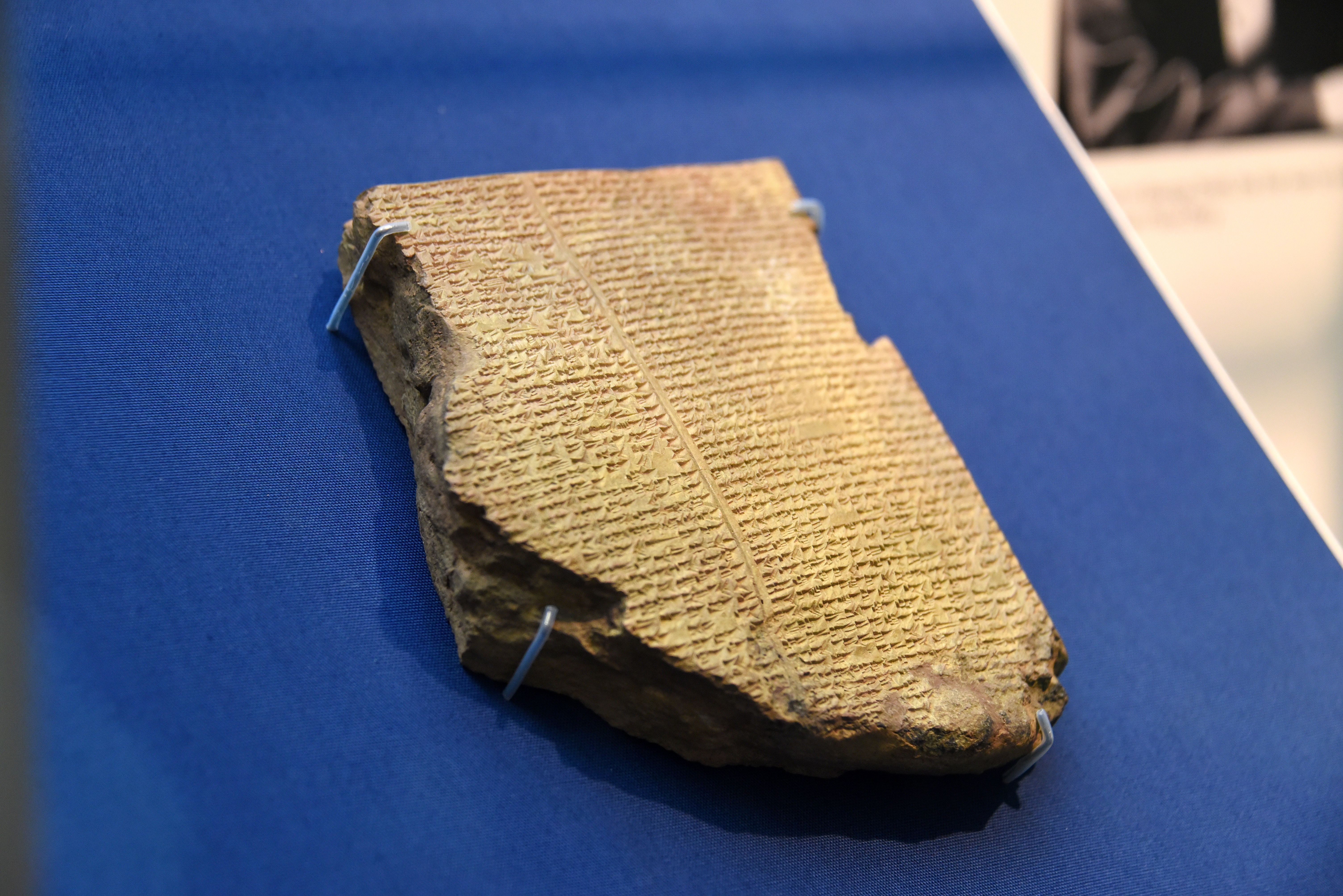 Tablet XI, the Flood Tablet of the Epic of Gilgamesh, a clay cuneiform tablet at the British Museum