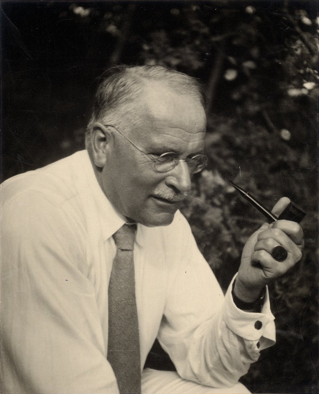 Portrait photograph of Carl Gustav Jung, circa 1935, ETH-Bibliothek Zurich archival collection