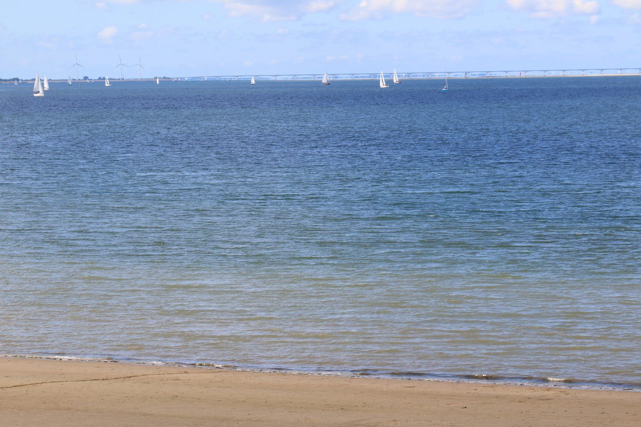 The Oosterschelde, the wide tidal estuary in Zeeland, the Netherlands, where Stefan Denaerde says his boat struck an unidentified submerged object