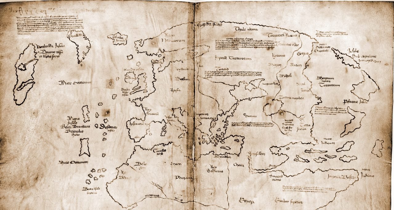 The Vinland Map, a world map drawn on medieval parchment whose ink was later shown to be modern