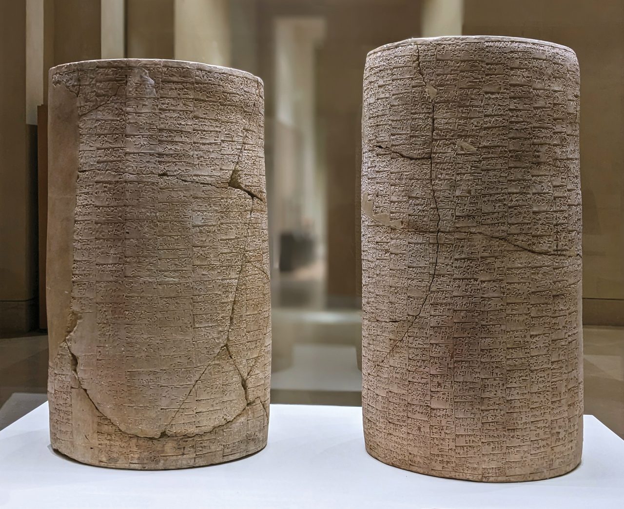 The two Gudea Cylinders, Louvre Museum