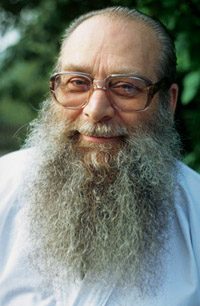 Black-and-white portrait photograph of Swiss contactee Eduard Albert 'Billy' Meier