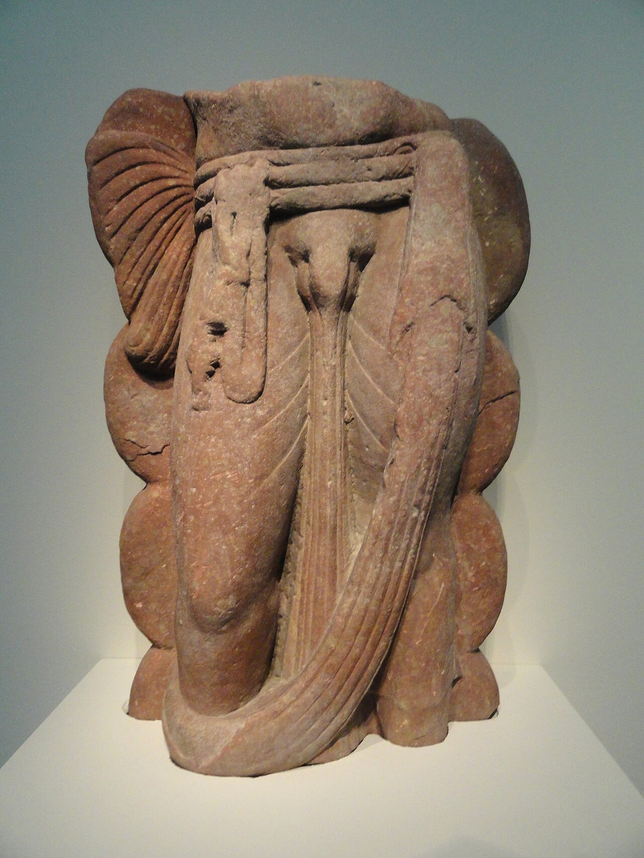 Standing Nagaraja, an ancient serpent-being sculpture