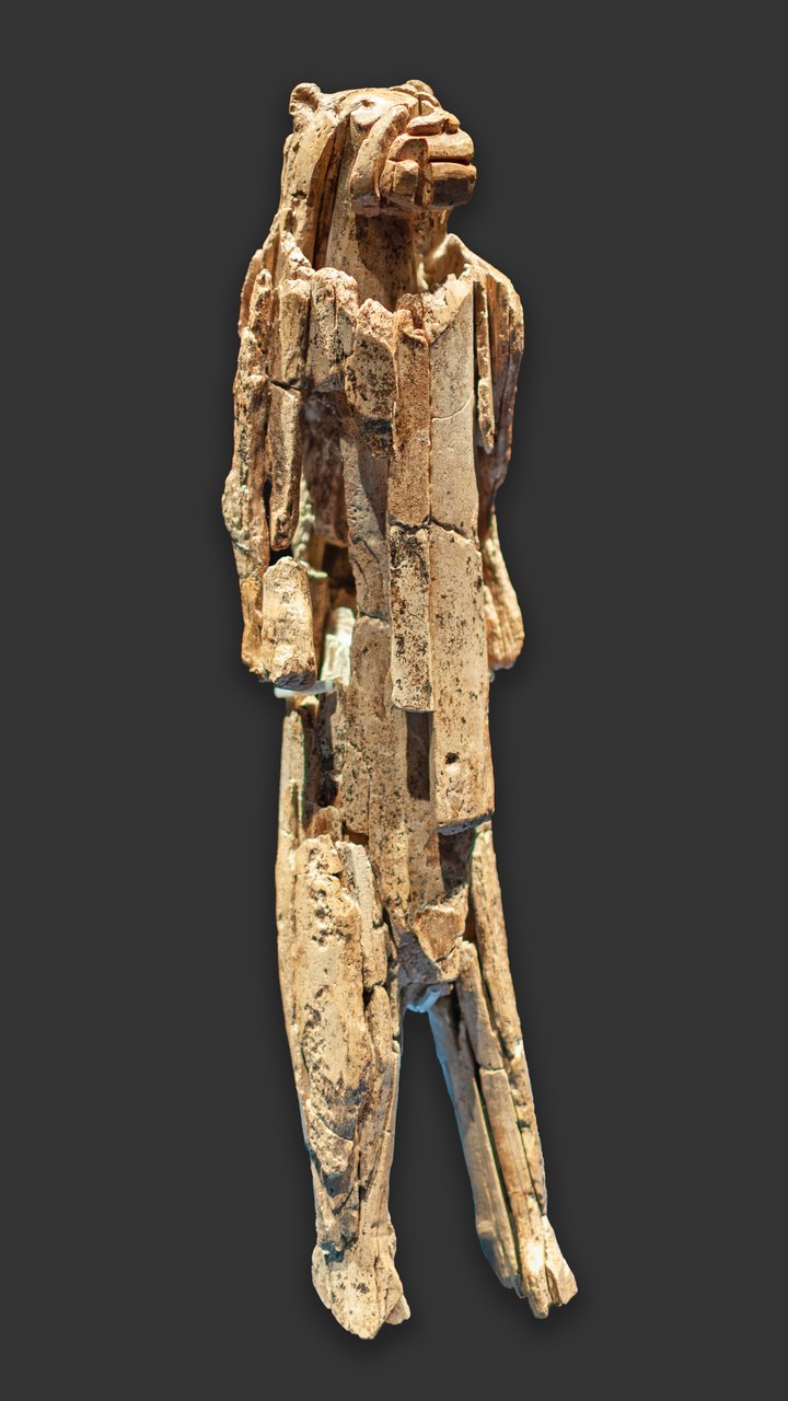 The Lowenmensch (Lion Man) figurine, Hohlenstein-Stadel, Germany, Museum Ulm