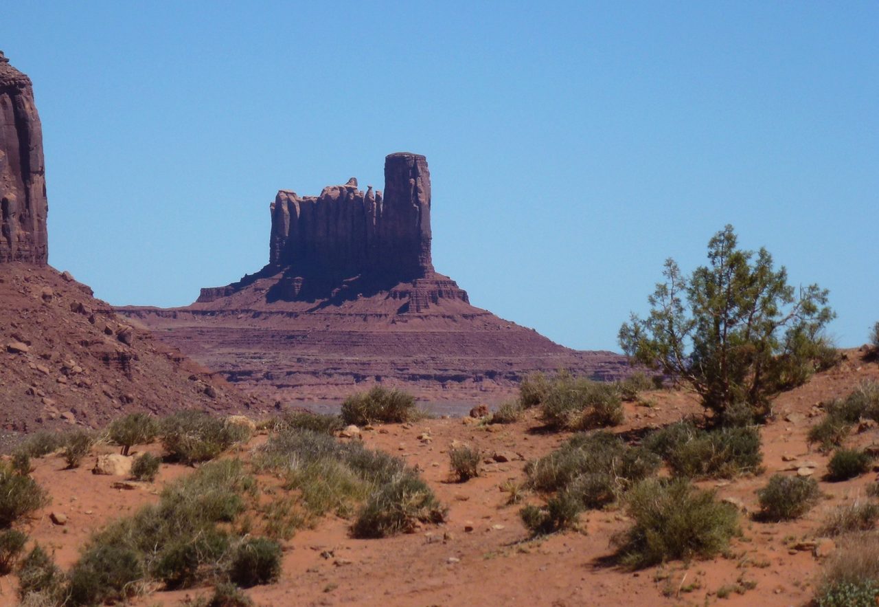 Monument Valley, sandstone buttes on the Navajo Nation, Arizona-Utah border