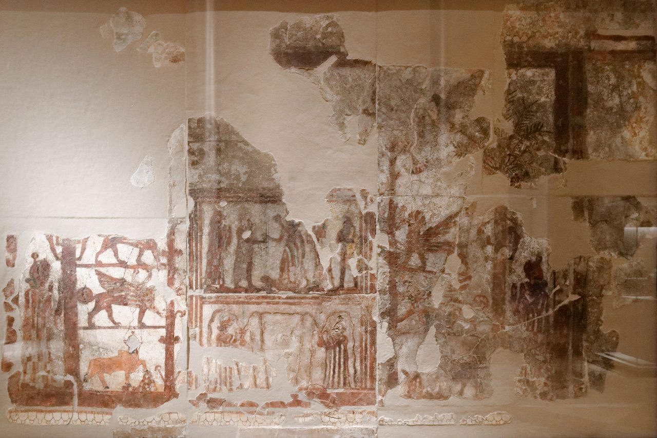 Investiture of Zimri-Lim fresco, Mari palace, Louvre