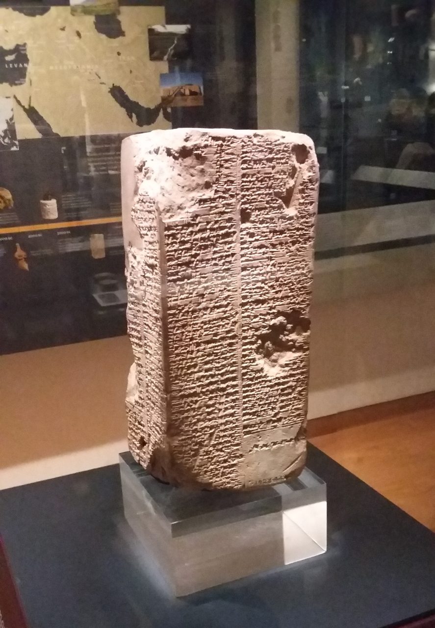 The Sumerian King List, the Weld-Blundell Prism, Ashmolean Museum, Oxford