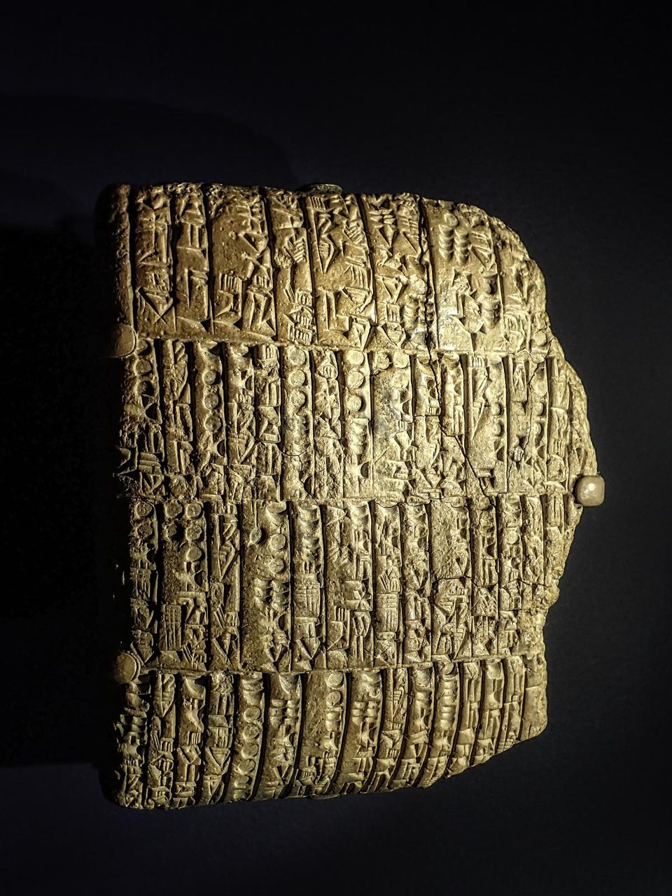 A cuneiform tablet from Nippur, Sumer, circa 2300-2100 BCE