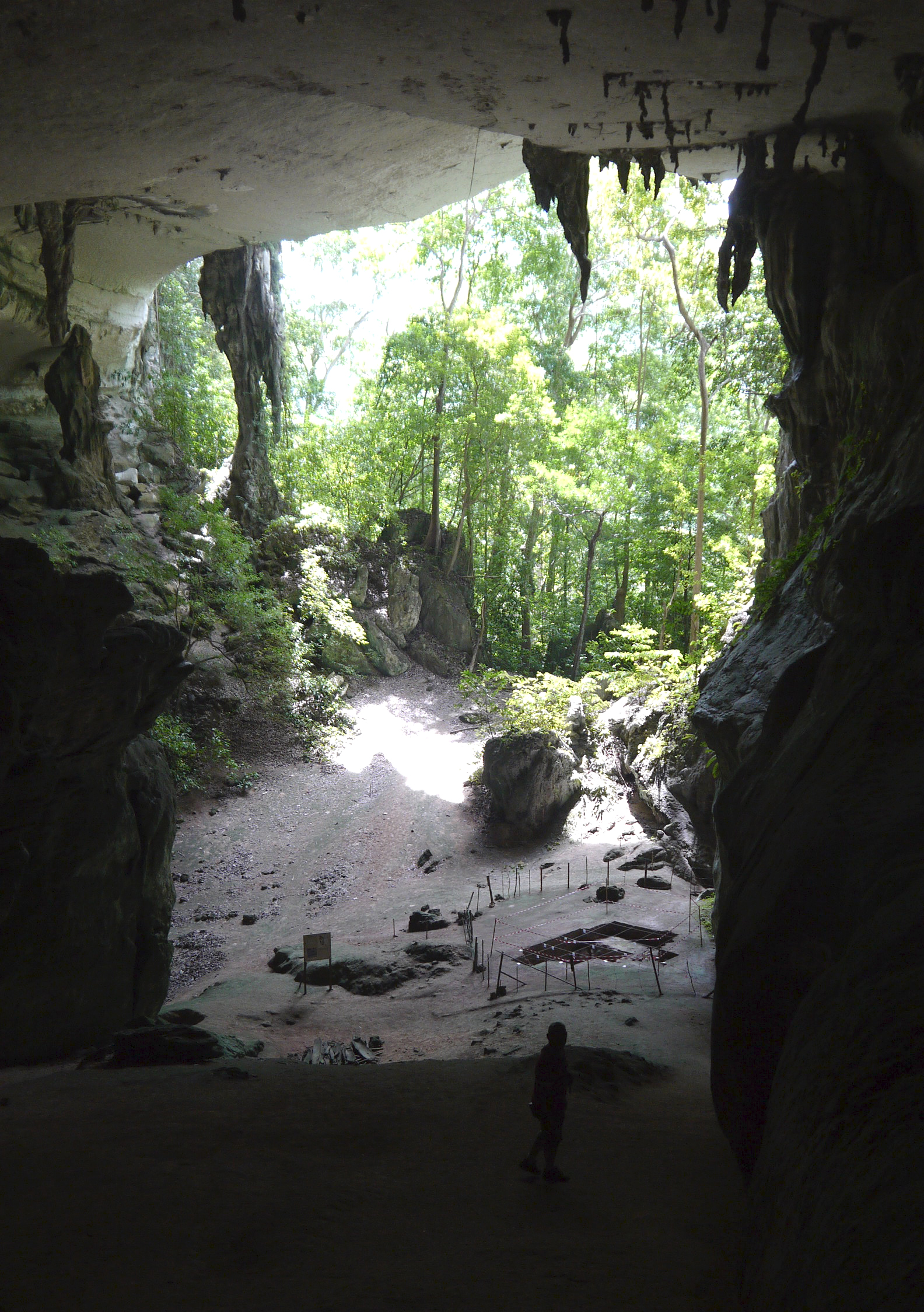 The Painted Cave (Kain Hitam) archaeological site, Niah National Park, Sarawak