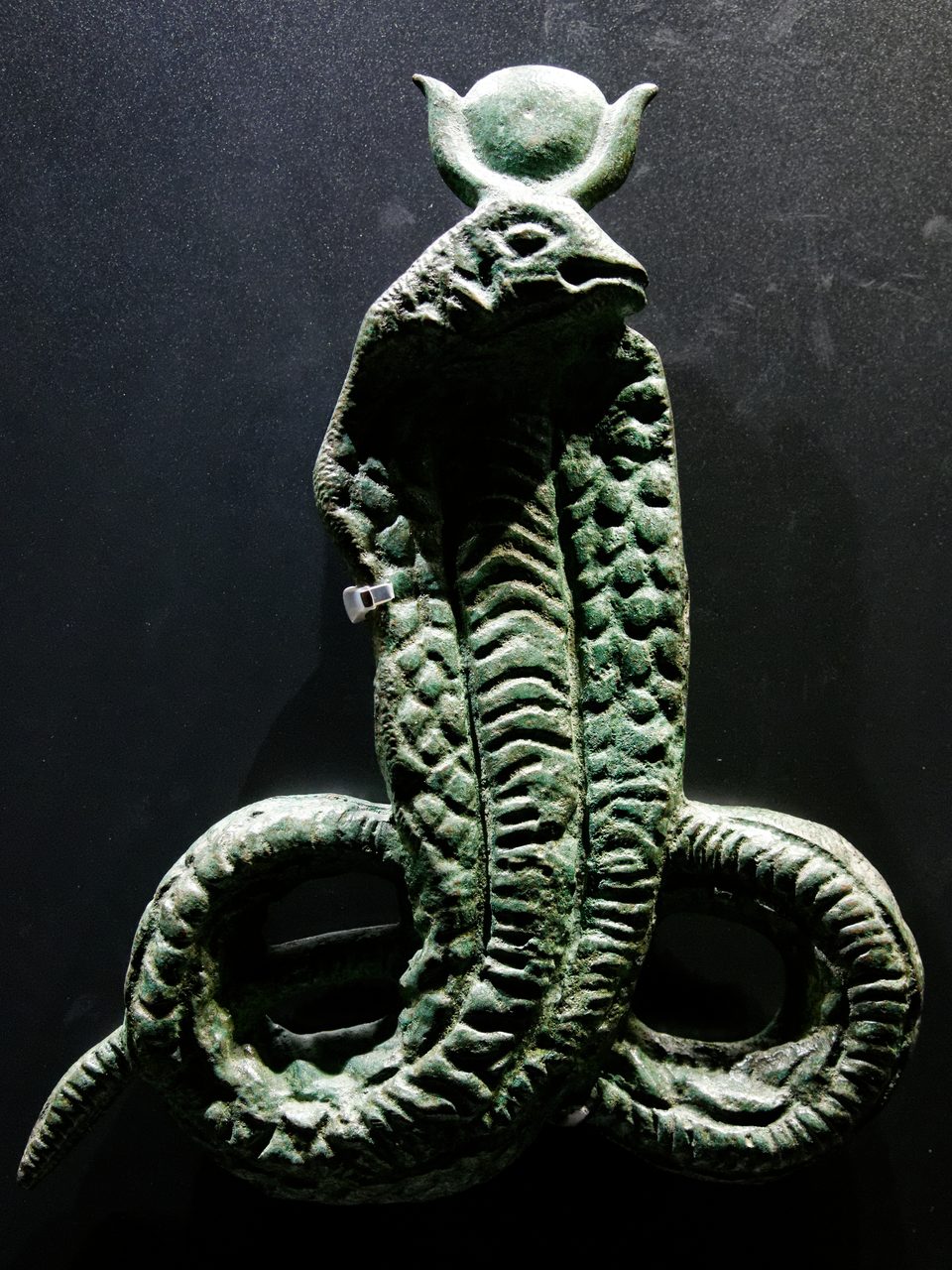 Bronze relief of Isis-Thermouthis, Ptolemaic-Roman period, Louvre Museum
