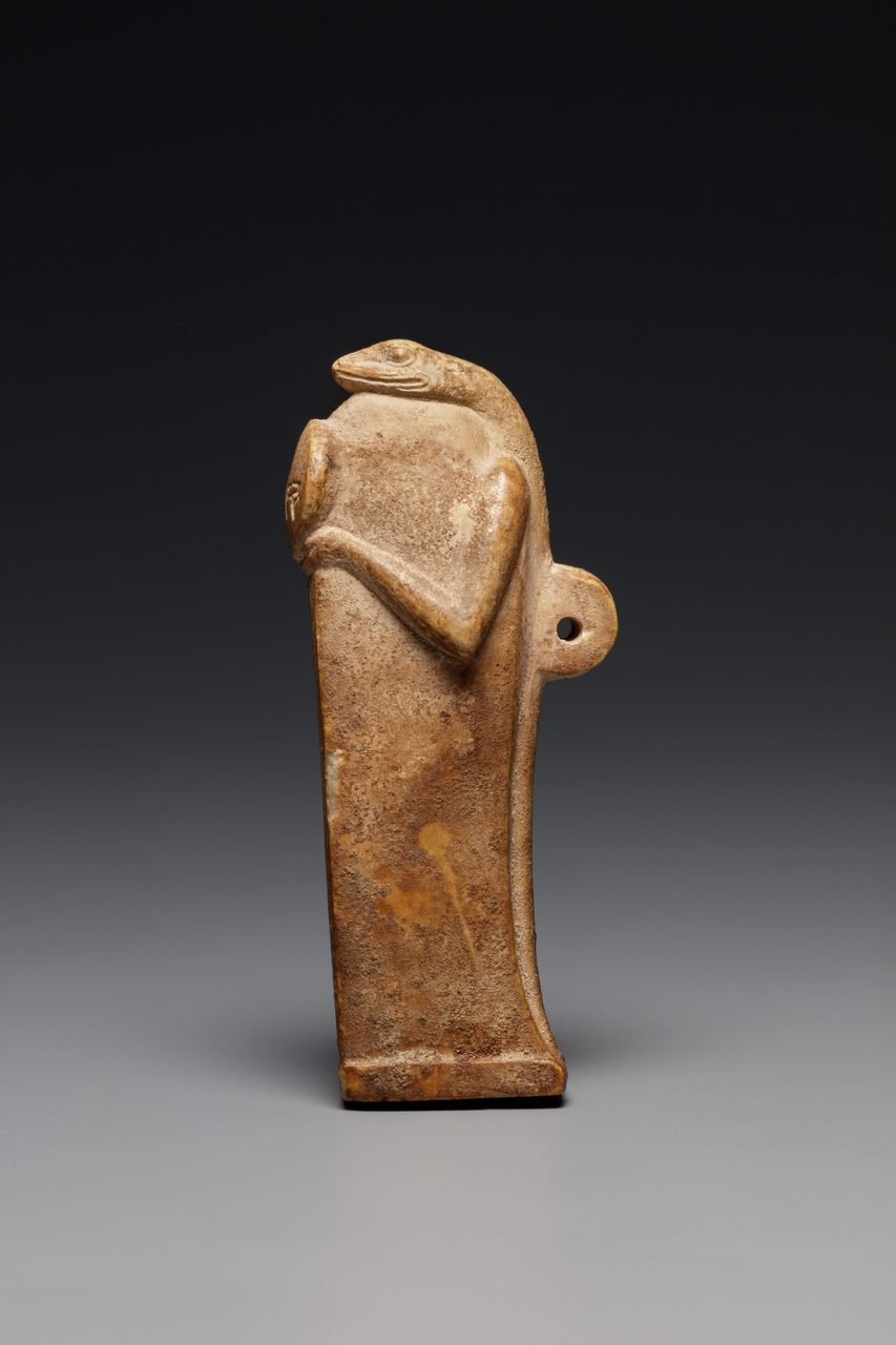 Limestone amulet of Nehebkau, Late Period, Metropolitan Museum of Art